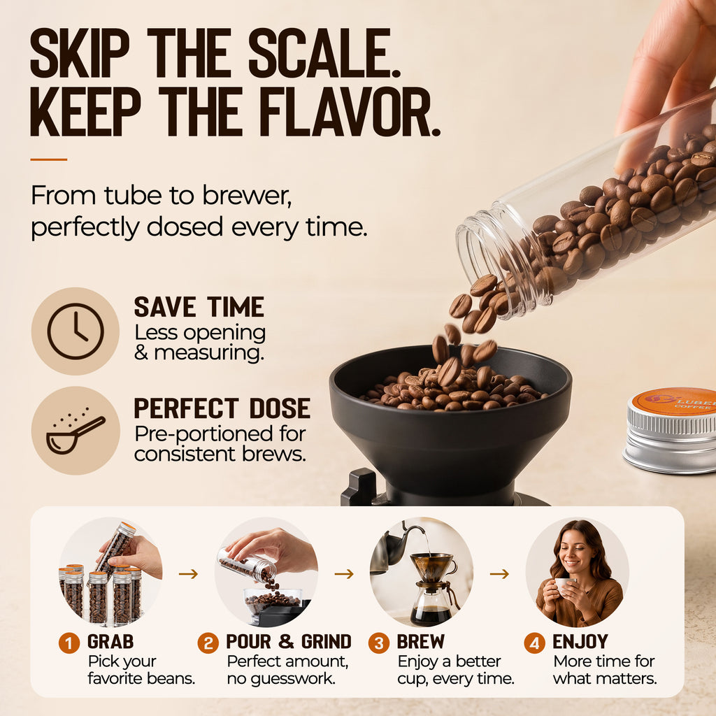 Single Dose Coffee Bean Storage Rack
