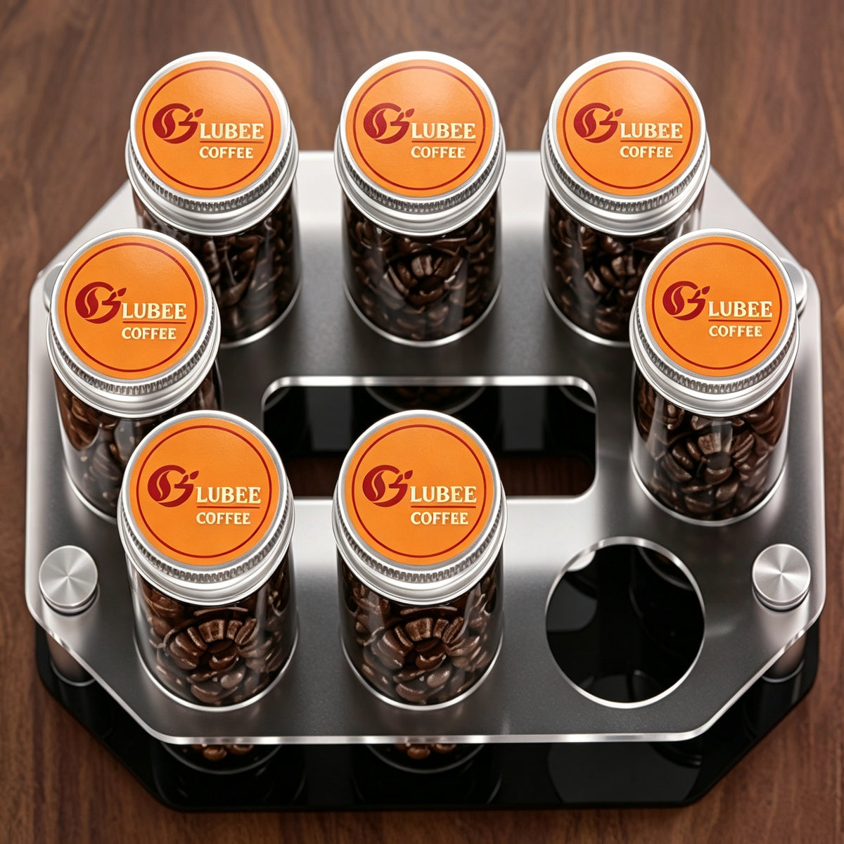 Single Dose Coffee Bean Storage Rack